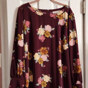 LOFT PLUS Floral Dress - 18